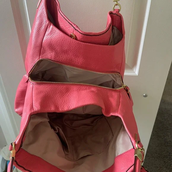 Coach Madison Phoebe Shoulder Bag, Coral Leather - Picture 5 of 6